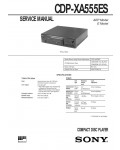Сервисная инструкция Sony CDP-XA555ES