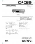 Сервисная инструкция Sony CDP-XE530