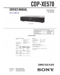 Сервисная инструкция Sony CDP-XE570