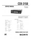 Сервисная инструкция Sony CDX-3150
