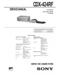 Сервисная инструкция Sony CDX-424RF