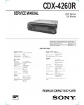 Сервисная инструкция Sony CDX-4260R