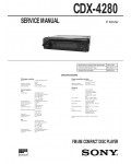 Сервисная инструкция Sony CDX-4280