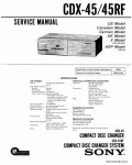Сервисная инструкция SONY CDX-45, 45RF