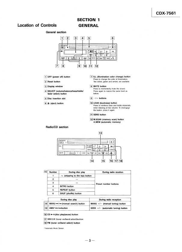 Сервисная инструкция Sony CDX-7561