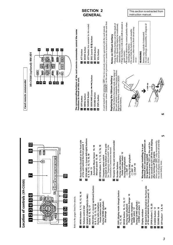 Сервисная инструкция Sony CDX-C5500, CDX-C5604X