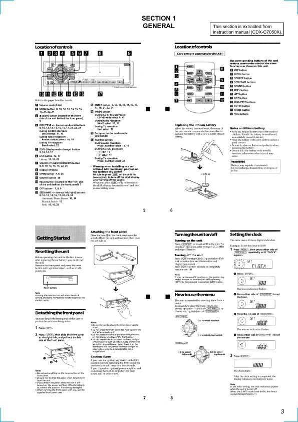 Сервисная инструкция Sony CDX-C7000X, CDX-C7050X