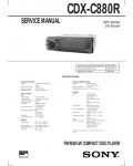 Сервисная инструкция Sony CDX-C880R