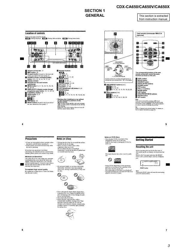 Сервисная инструкция Sony CDX-CA650, CDX-CA650V, CDX-CA650X