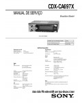 Сервисная инструкция Sony CDX-CA697X