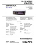 Сервисная инструкция Sony CDX-GT51W, CDX-GT510, CDX-GT560, CDX-GT560S
