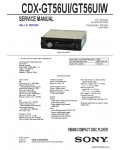 Сервисная инструкция SONY CDX-GT56UI, GT56UIW V1.2
