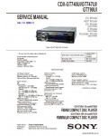 Сервисная инструкция SONY CDX-GT740UI, GT747UI, GT790UI