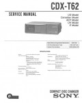 Сервисная инструкция Sony CDX-T62