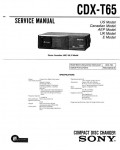 Сервисная инструкция Sony CDX-T65