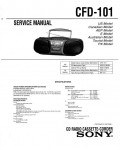 Сервисная инструкция Sony CFD-101