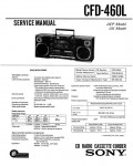 Сервисная инструкция Sony CFD-460L