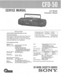 Сервисная инструкция Sony CFD-50