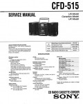Сервисная инструкция Sony CFD-515