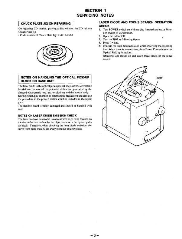 Сервисная инструкция Sony CFD-515