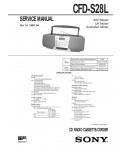 Сервисная инструкция Sony CFD-S28L