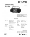 Сервисная инструкция Sony CFD-V37
