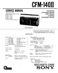 Сервисная инструкция Sony CFM-140II