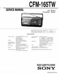 Сервисная инструкция SONY CFM-165TW