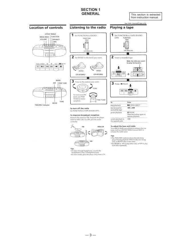 Сервисная инструкция Sony CFS-B7SMK2