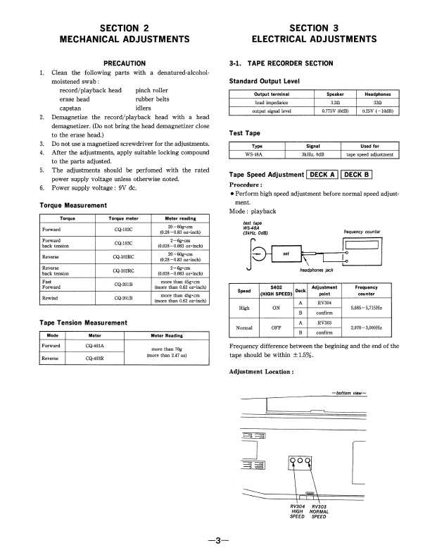 Сервисная инструкция Sony CFS-W504S