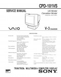 Сервисная инструкция Sony CPD-101VS (V-3 chassis)