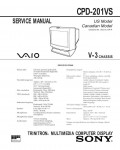 Сервисная инструкция Sony CPD-201VS (V-3)