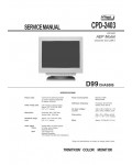 Сервисная инструкция Sony CPD-2403 (D99)