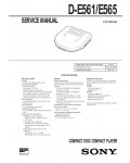 Сервисная инструкция Sony D-E561, D-E565