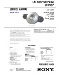 Сервисная инструкция Sony D-NE320SP, D-NE329LIV, D-NE329SP