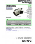 Сервисная инструкция Sony DCR-TRV738E, DCR-TRV740E, DCR-TRV840 (Level 3)