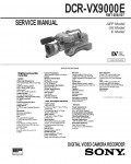 Сервисная инструкция Sony DCR-VX9000E