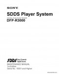 Сервисная инструкция SONY DFP-R3000, MM, 1st-edition