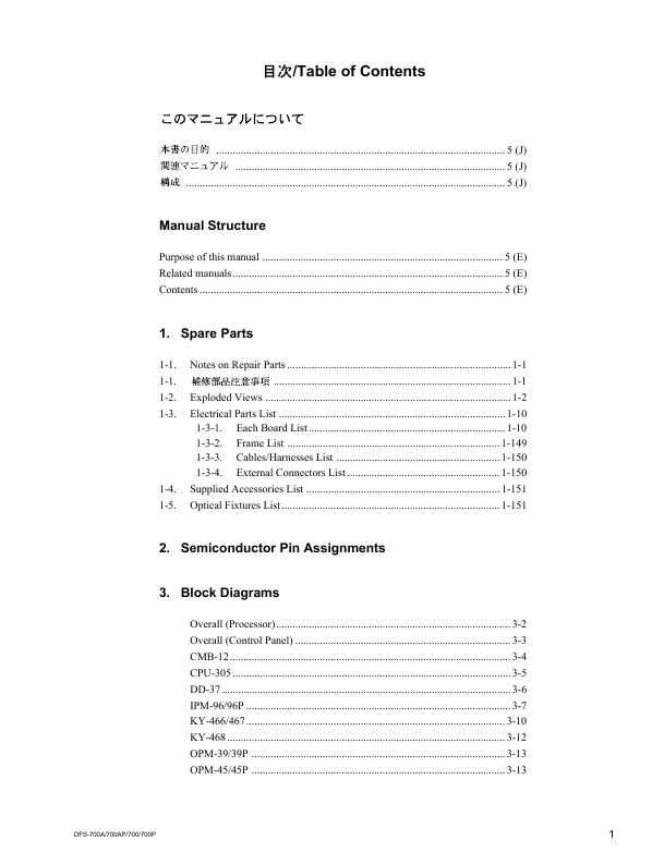 Сервисная инструкция Sony DFS-700, DFS-700P, VOL.2