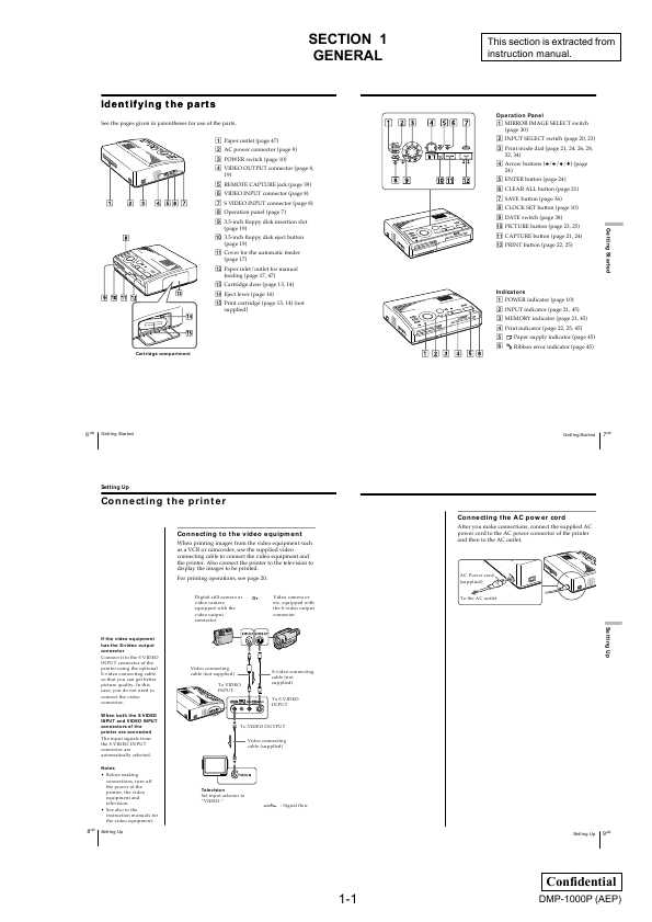 Сервисная инструкция Sony DMP-1000P