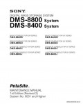 Сервисная инструкция SONY DMS-8400, 8800, MM, 1st-edition, REV.2