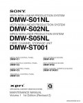 Сервисная инструкция SONY DMW-S01NL, MM VOL.1, 1st-edition, REV.2