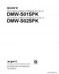 Сервисная инструкция SONY DMW-S01SPK, SSM, 1st-edition