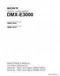 Сервисная инструкция SONY DMX-E3000, MM, 1st-edition, REV.2