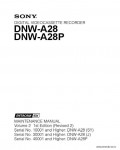 Сервисная инструкция SONY DNW-A28, MM VOL.2, 1st-edition, REV.2