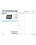 Сервисная инструкция SONY DPF-HD700, HD800, HD1000