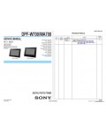 Сервисная инструкция SONY DPF-W700, WA700 VER.1.1