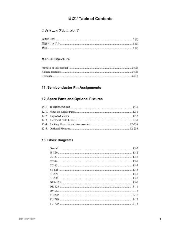 Сервисная инструкция Sony DSR-1600, DSR-1800 VOLUME 2