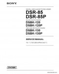 Сервисная инструкция SONY DSR-85 VOL.1, 1st-edition, REV.1