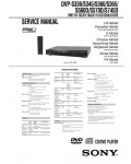 Сервисная инструкция Sony DVP-S336, DVP-S345, DVP-S360, DVP-S365, DVP-S560D, DVP-S570D, DVP-S745D